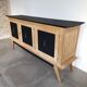Cabinet from the 50s in solid oak signed FNA N° 0049