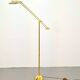 Brass Balance Reading Floor Lamp from Sölken Leuchten, 1980s