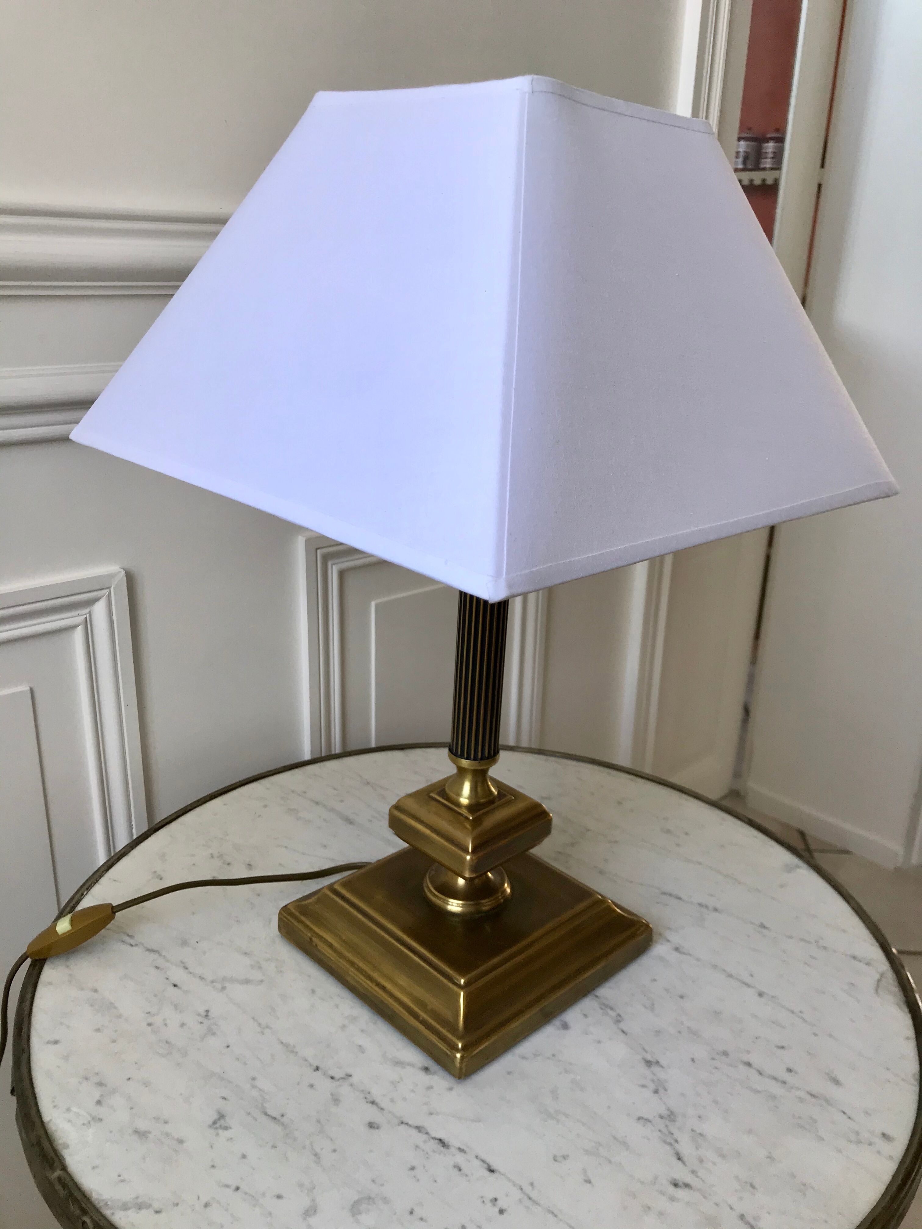 Art Deco brass lamp 30s