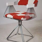 Ensemble table à manger et chaises pivotantes Rudi Verelst pour Novalux