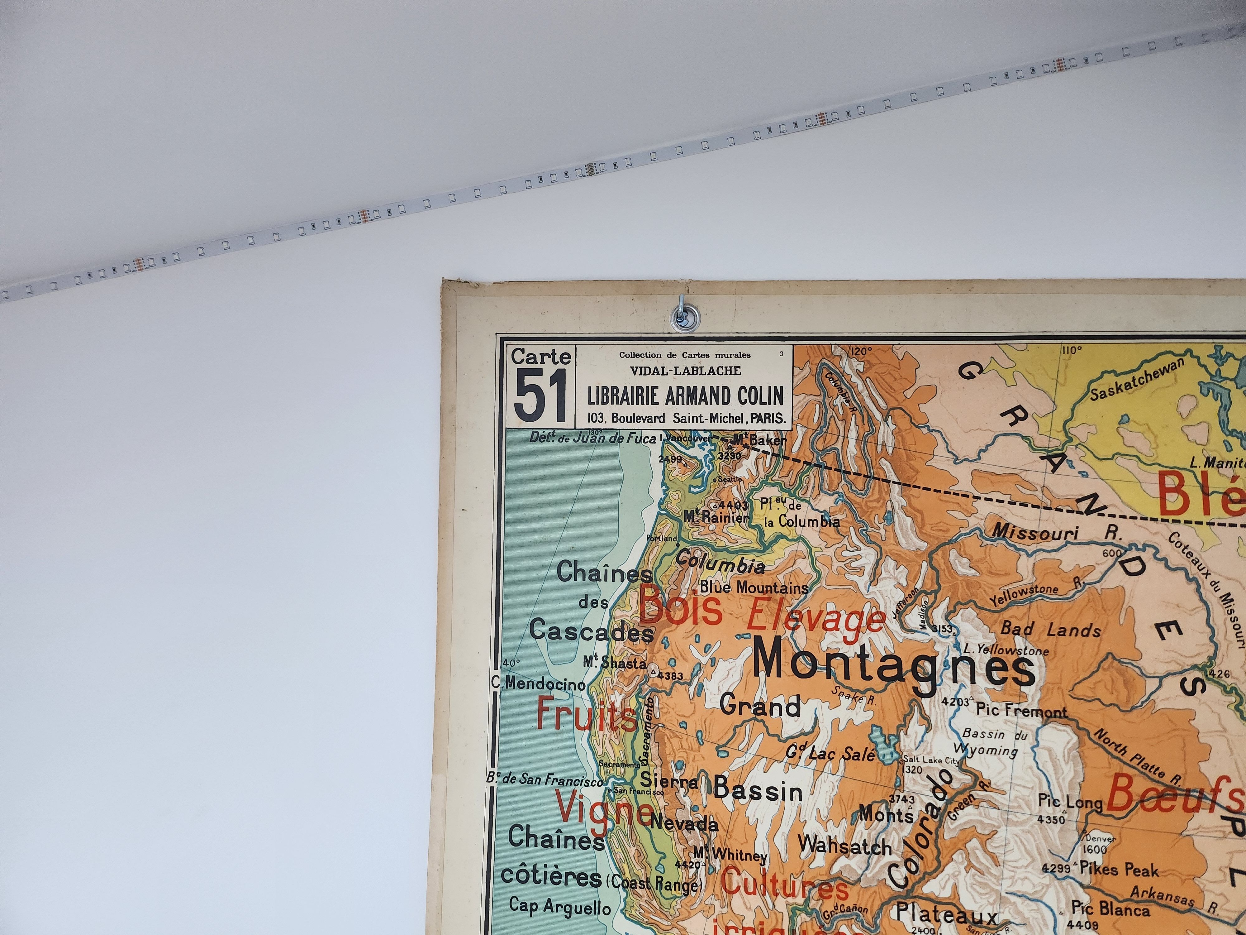 School map vidal lablache n 51