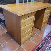 Vintage oak desk from the 60s