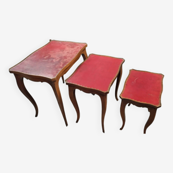 3 louis xvi style nesting tables