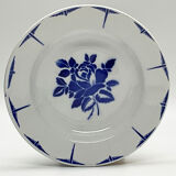 Set of 6 hollow plates "St Amandinoise/St Amand"