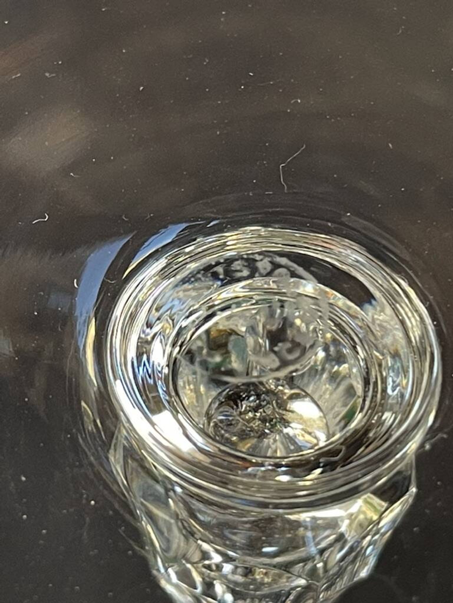 6 Saint Louis water glasses cut Lozère service stamped