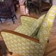 Art Deco armchair new tapestry restored