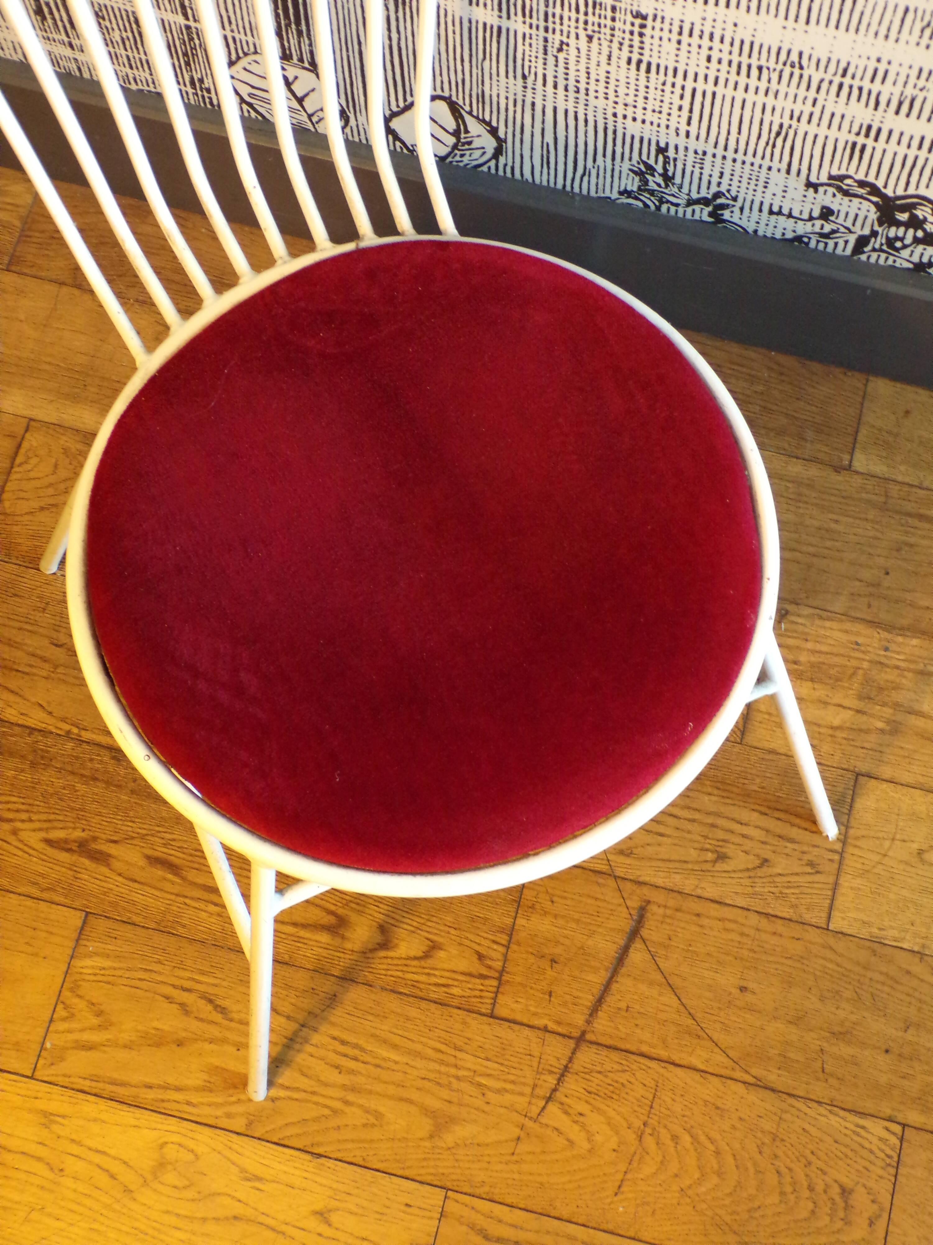 Metal garden chair 1950-60