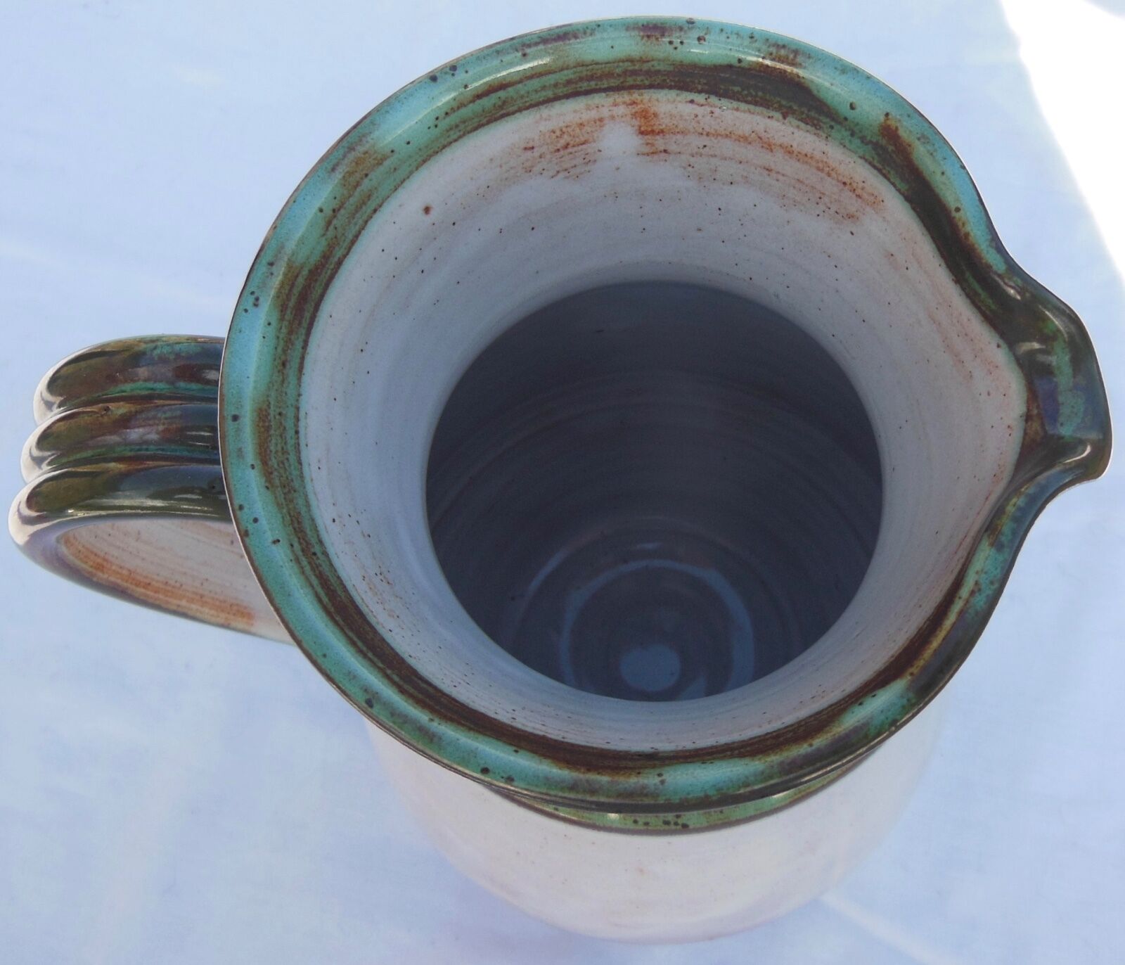 pitcher -BROC or JUG - signed La Roue Vallauris - Vintage ceramics 60/70 -N°1