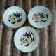 3 antique deep plates from St Amand and Hamage