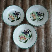 3 assiettes creuses anciennes St Amand et Hamage