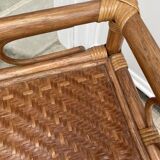 Vintage rattan chiffonier