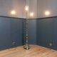 French Baroque standing bronze floor lamp
