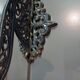 Set of antique neo-Gothic cast iron wall sconces