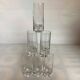 6 small bubble-footed shot glasses in Kosta Boda style.