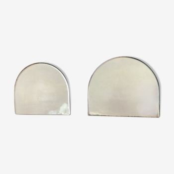 Pair of bevelled mirrors