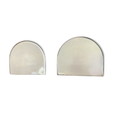 Pair of bevelled mirrors