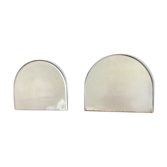 Pair of bevelled mirrors