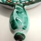Large frying pan, casserole, signed enamelled ceramic by Humbert Pittari Vallauris.