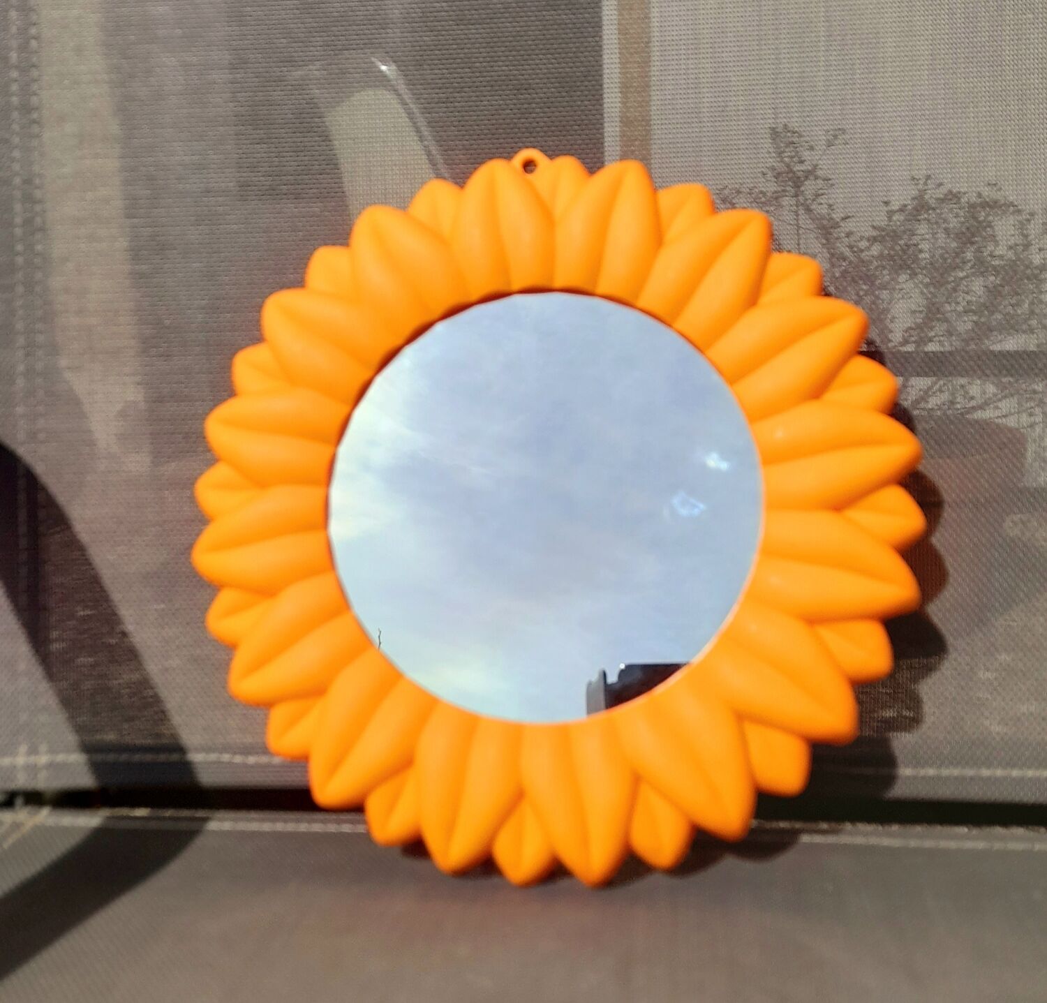 Plastic sun mirror 70s