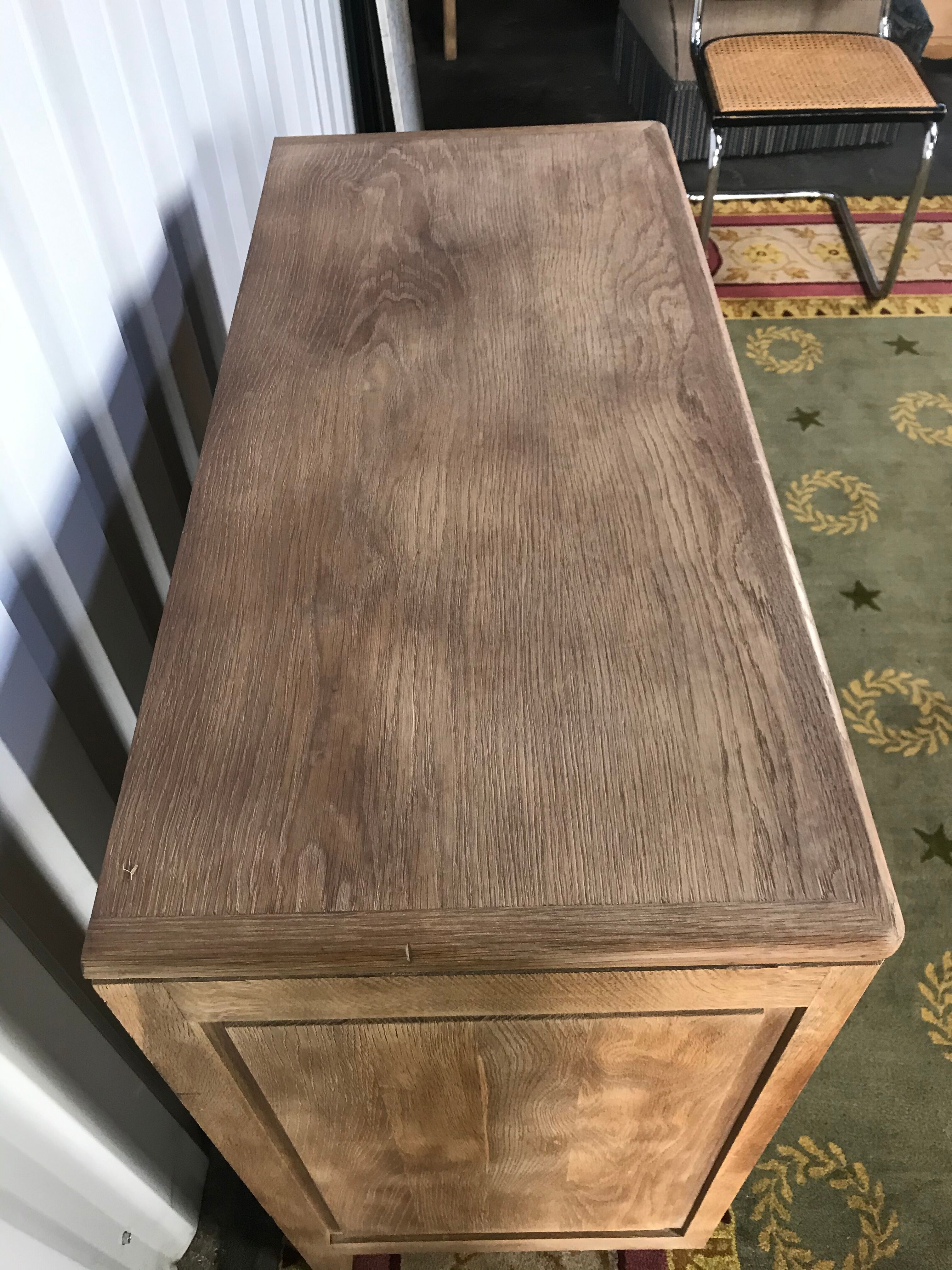 Art deco dresser in solid oak