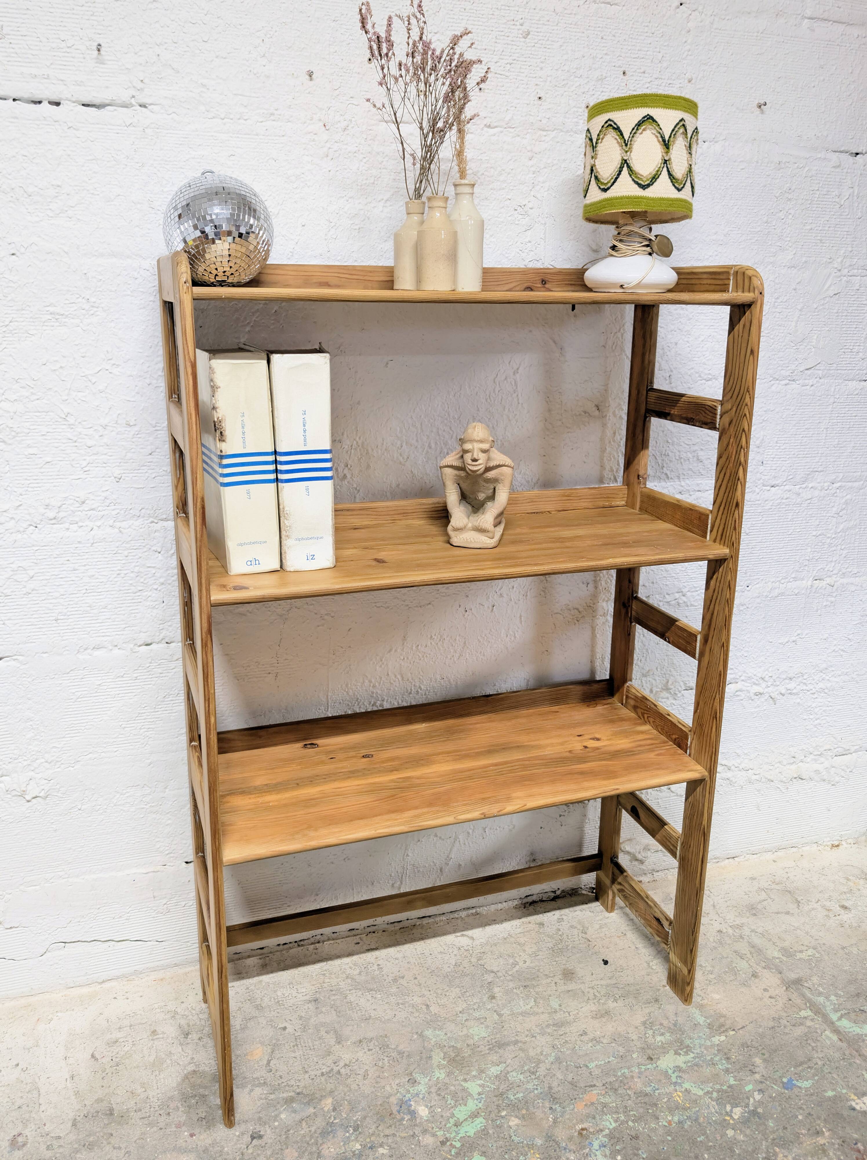Vintage wooden shelf