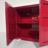Mid-Century Modern Lacquered Red Sideboard, Italy