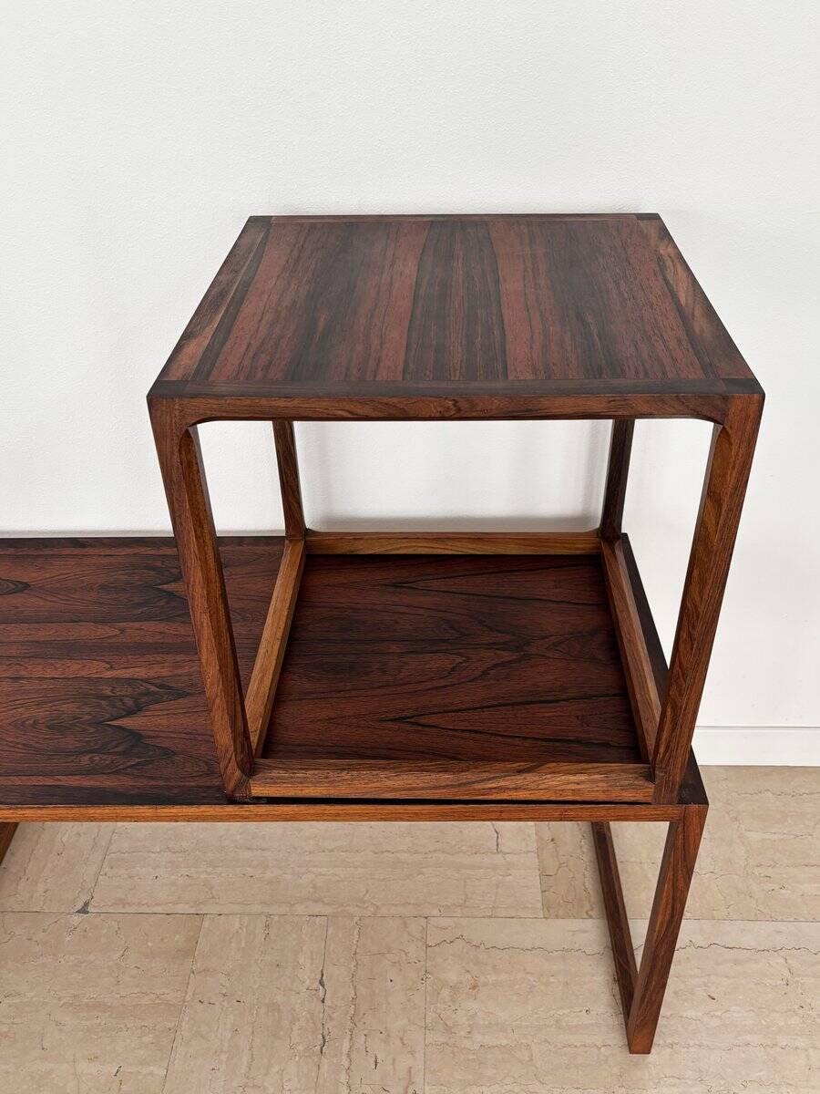 Nesting Tables attributed to Aksel Kjesgaard, Denmark, 1960s, Set of 3