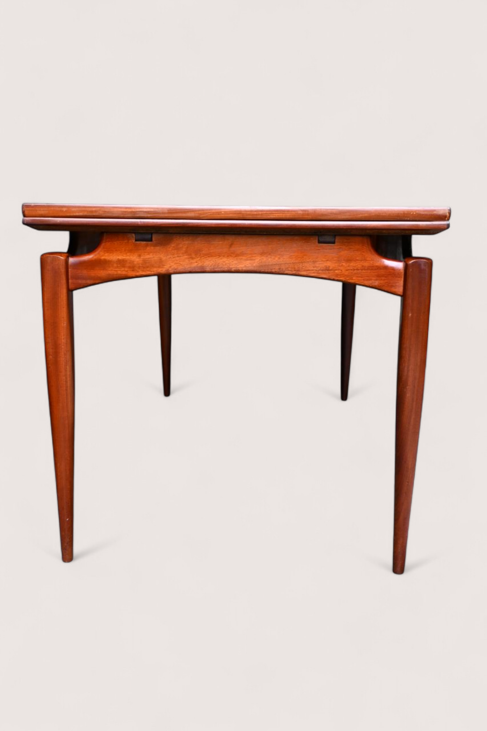 Rare XXL Extendable Dining Table Louis van Teeffelen in Teak