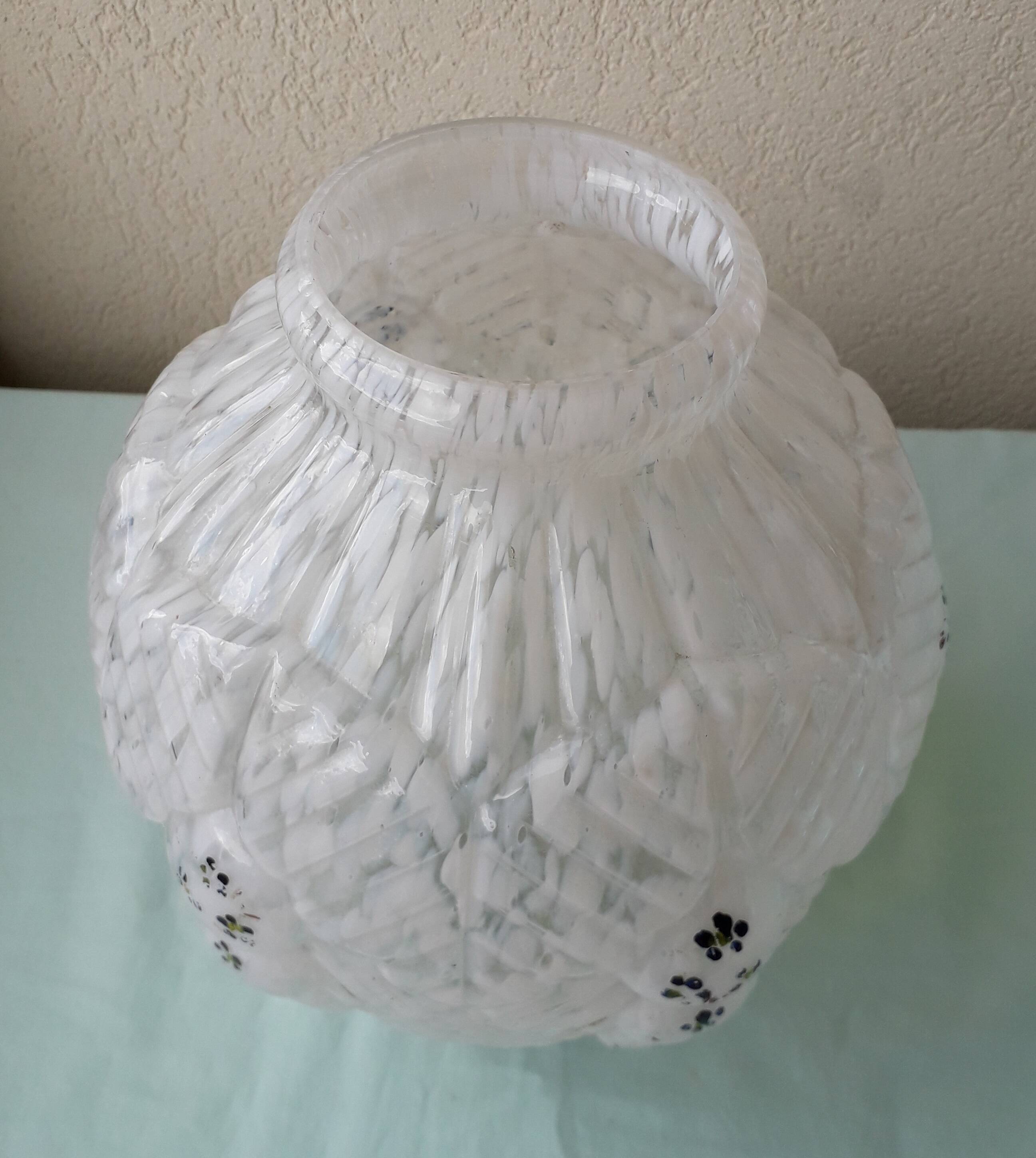 Art Deco glass vase