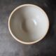 Pair of matte sandstone bowls