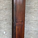 Antique Louis XVI style display cabinet in walnut