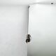1950's French Wall Mirror with Chrome Fittings