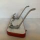 Asymmetrical coat rack Formica aluminium