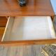 Scandinavian sideboard teak and metal row