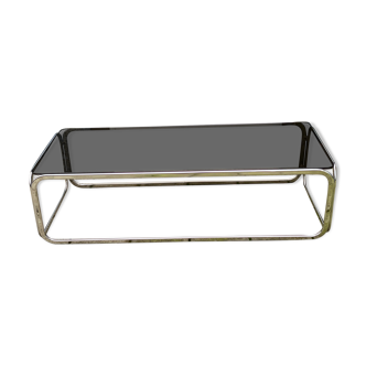 1970’s Chrome and Smoked Glass Salon table