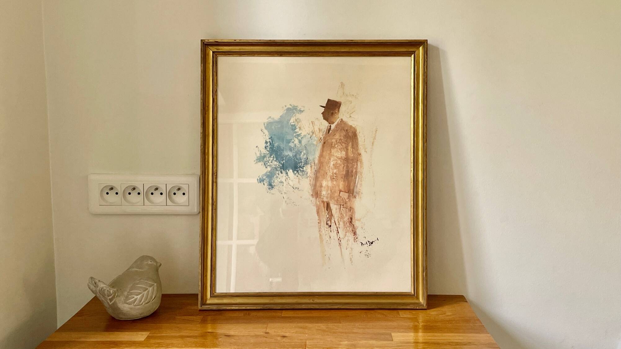 Illustration on vintage paper