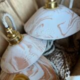 LISETTE - Glazed mixed earth - Portable lamp