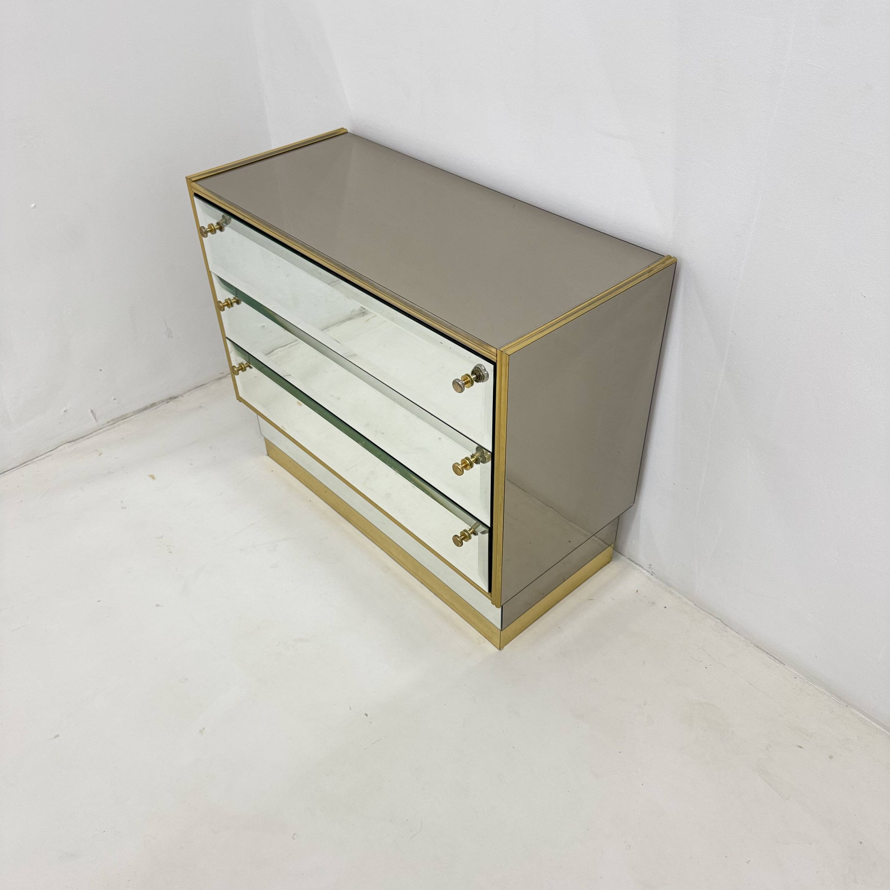 Commode à miroir Schöninger du milieu du siècle, années 1970