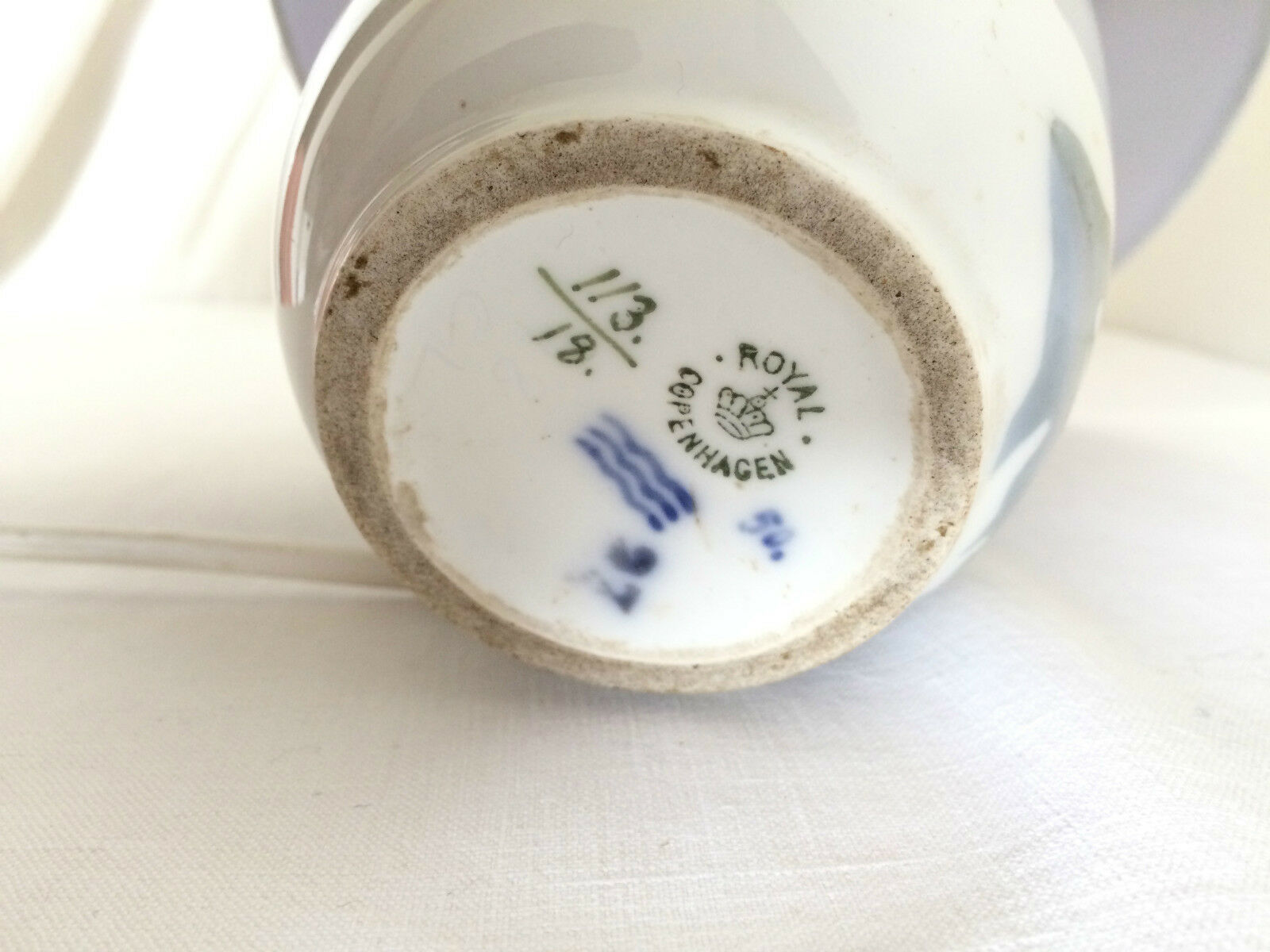 Royal Copenhage porcelain lamp