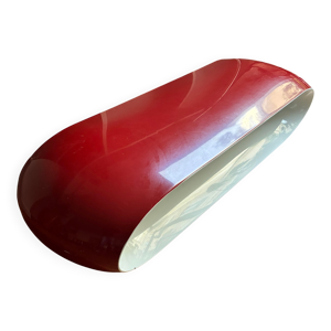 Banc design rouge et blanc Christophe Pillet Serralunga