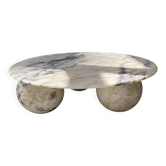 Table basse en marbre Calacata Viola