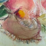 Toile fleurs