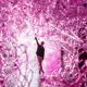 Pink Resin Chandelier Mod Supernova by Jacopo Foggini