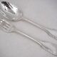 12 dessert spoons, 24 pieces, Louis XV style, 18.5 cm silver-plated metal.