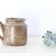 Pyrite sandstone jug, vintage