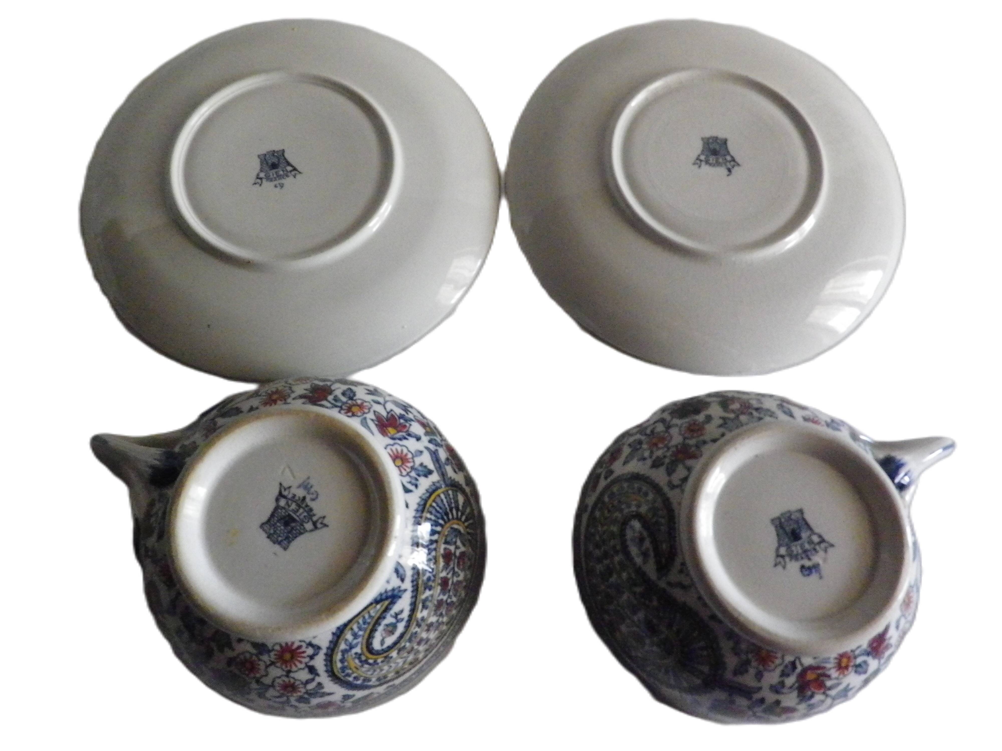 Gien cashmere lunch set