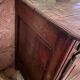 Old Breton oak sideboard – 2 doors, 2 drawers