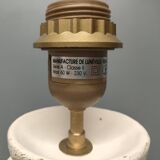 Ceramic lamp ~ Lunéville Manufacture ~ Late 20th century