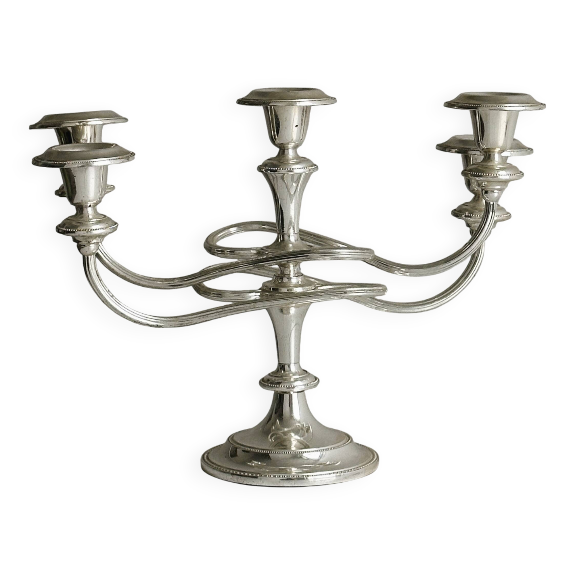 Metal candlestick candle holder