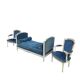Living room with daybed and two armchairs